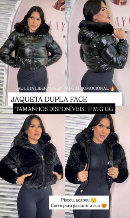Jaqueta dupla face