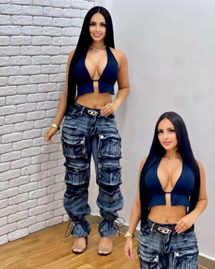 Calça Wide Leg
