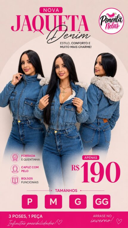 Jaqueta Jeans